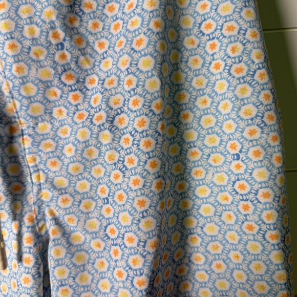 Johnnie O Blue & Yellow Print Swim Shorts Size XL - Picture 6 of 7